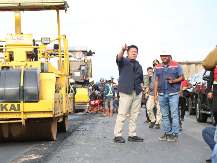 Gubernur Herman Deru Minta Rest Area Tol Indralaya-Prabumulih Sumatera Selatan Diisi Produk UMKM