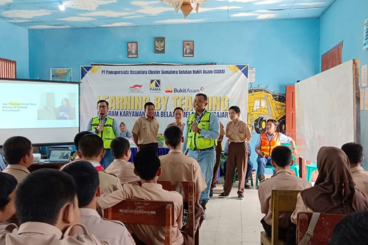 Kunjungi Sekolah Binaan, Begini Cara PAMA Tingkatkan Motivasi Belajar Siswa SMK