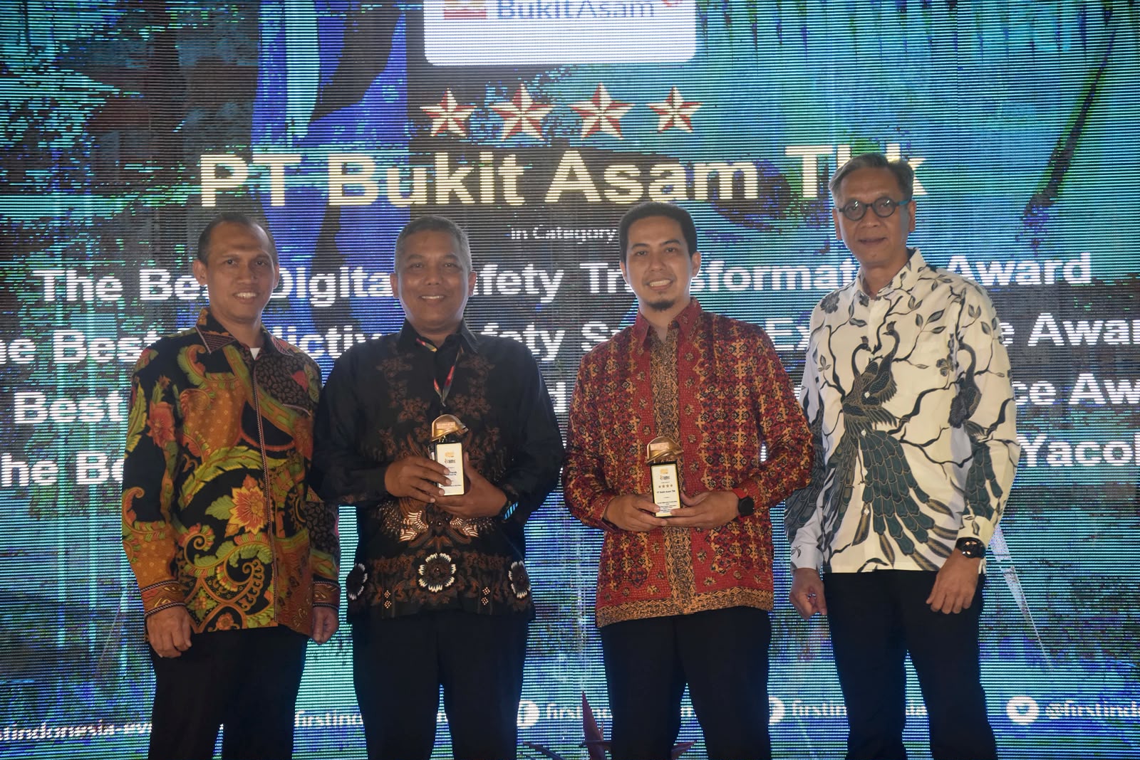 Tegaskan Transformasi Keselamatan, PTBA Borong 4 Penghargaan ISEA 2026