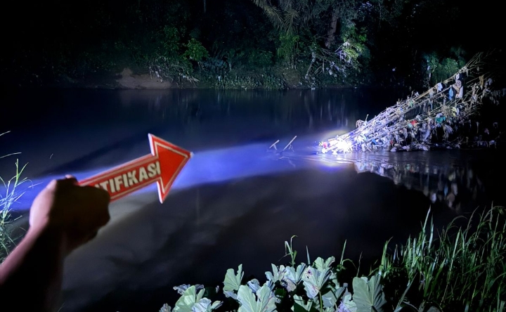 Penemuan Mayat Tersangkut di Tumpukan Batang Bambu di Sungai Enim Hebohkan Warga Muara Enim