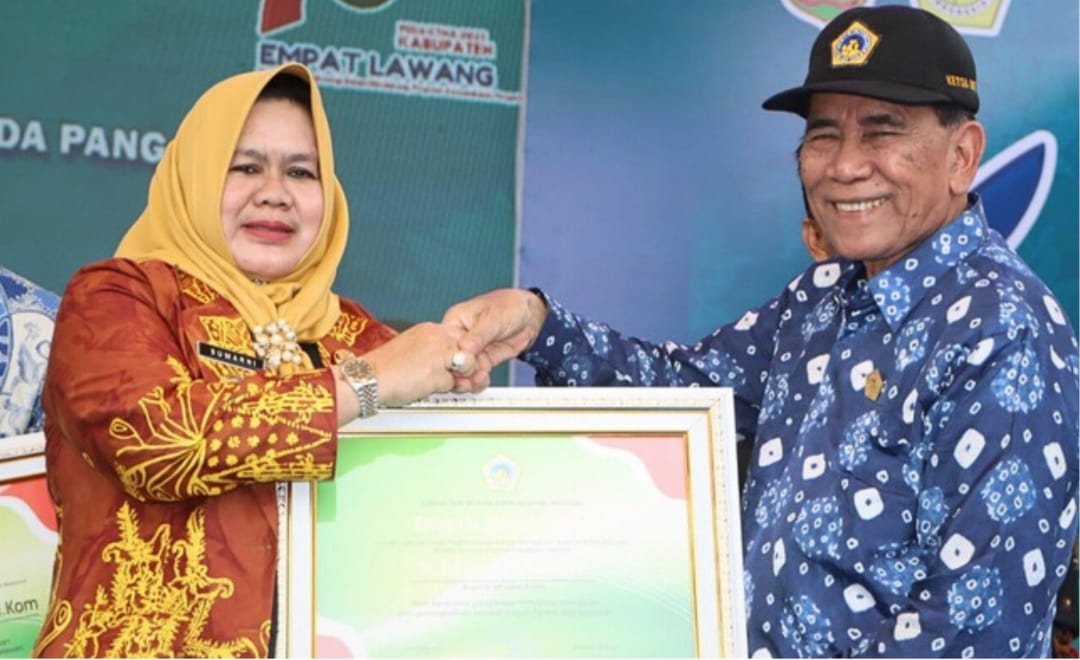 Komitmen Sejahterakan Petani, Bupati Muara Enim Raih Pin Emas KTNA 