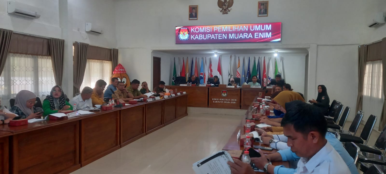 KPU Muara Enim Sosialisasikan PKPU Nomor 8 Tahun 2024