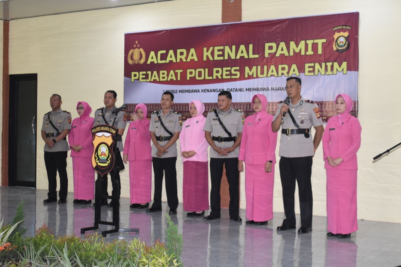 5 Perwira Polres Muara Enim Dimutasi, Ini Daftarnya