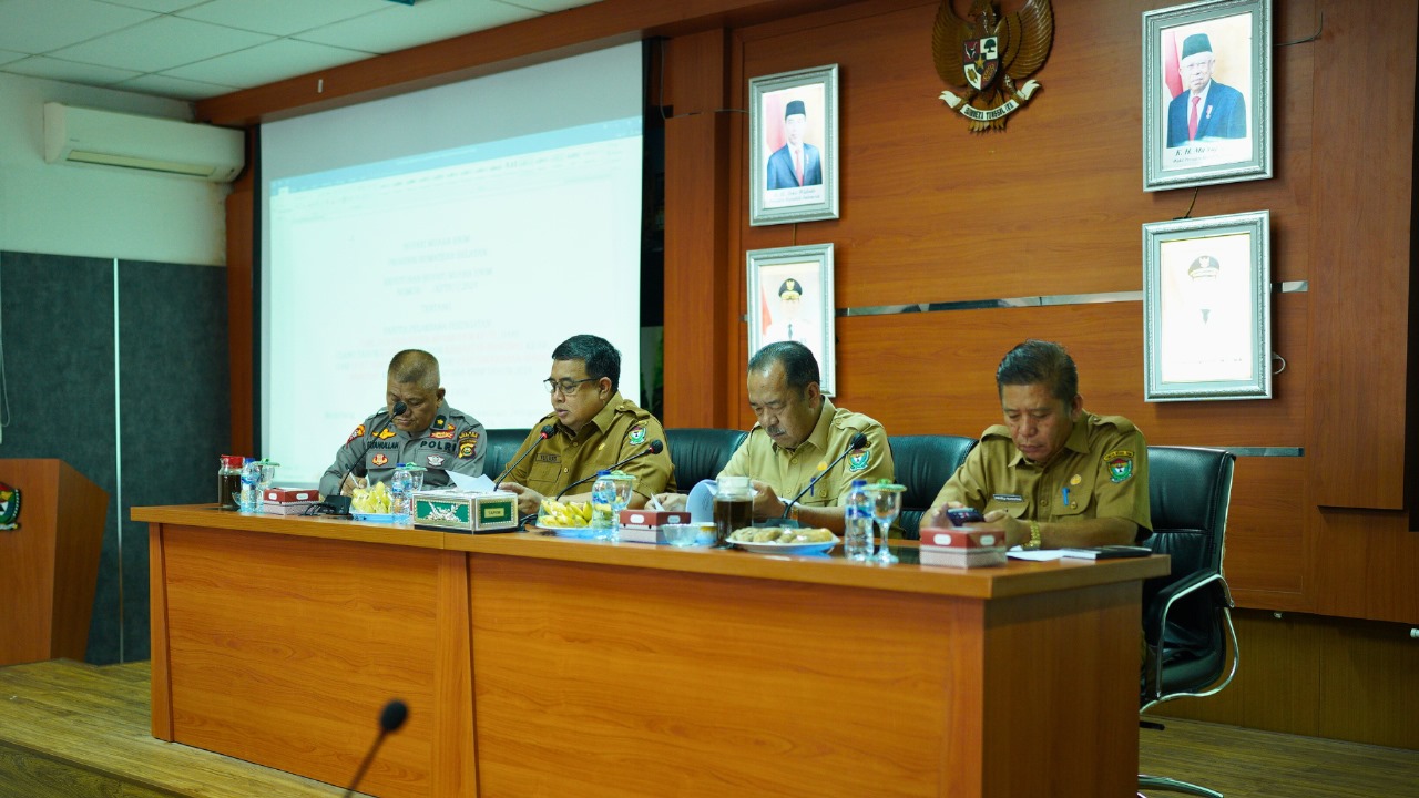 Sekda Pimpin Rapat Persiapan Peringatan HUT Kabupaten Muara Enim ke-78 Tahun 2024