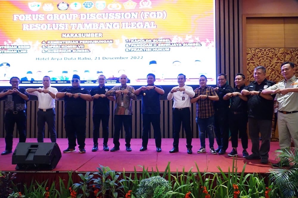 Gubernur Sumatera Selatan Harapkan FGD Resolusi Pertambangan Hasilkan Solusi Atasi Maraknya Tambang Ilegal
