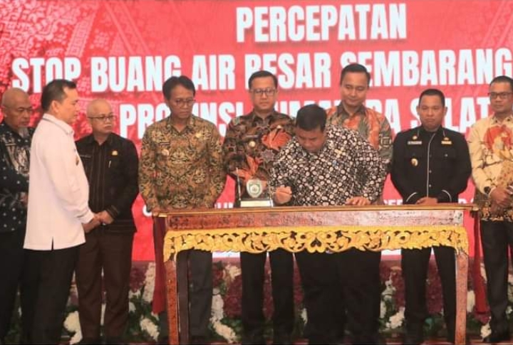 Bangun Ribuan Unit Jamban Sehat, Muara Enim Terdepan Wujudkan Sumsel Stop Buang Air Besar Sembarangan