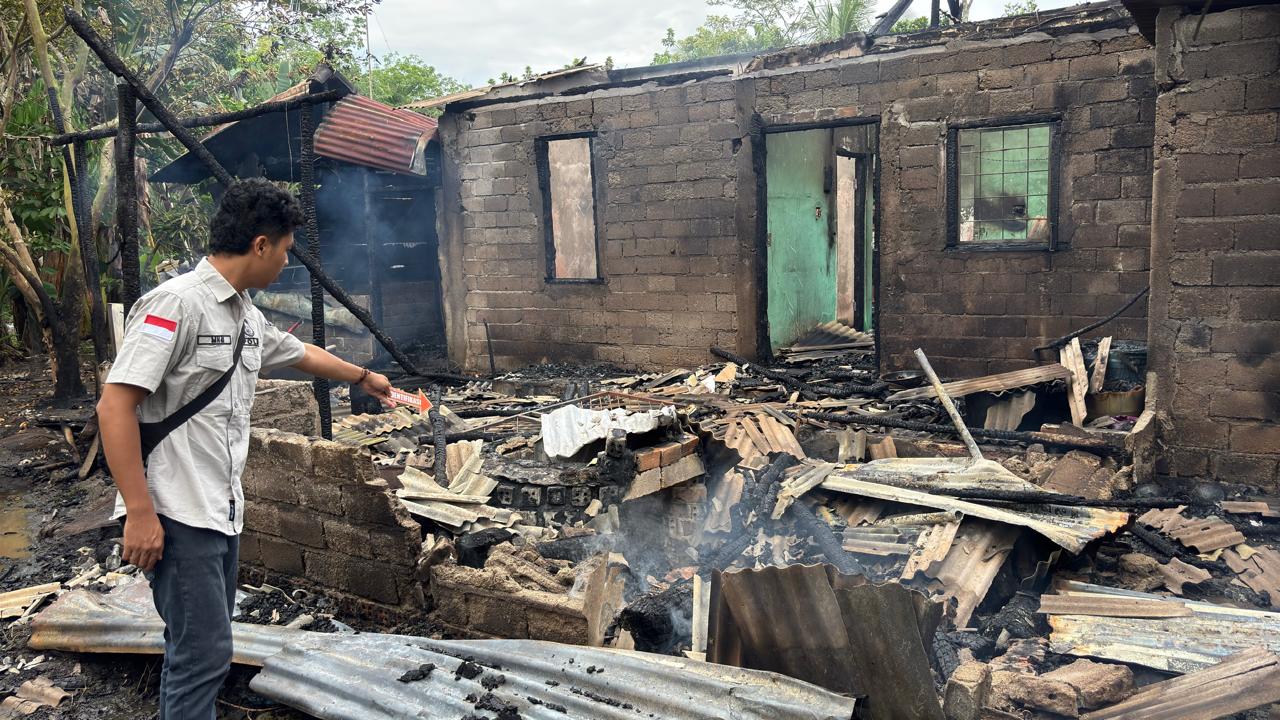 Rumah Pengusaha Keripik di Muara Enim Ludes Terbakar, Ini Penyebabnya