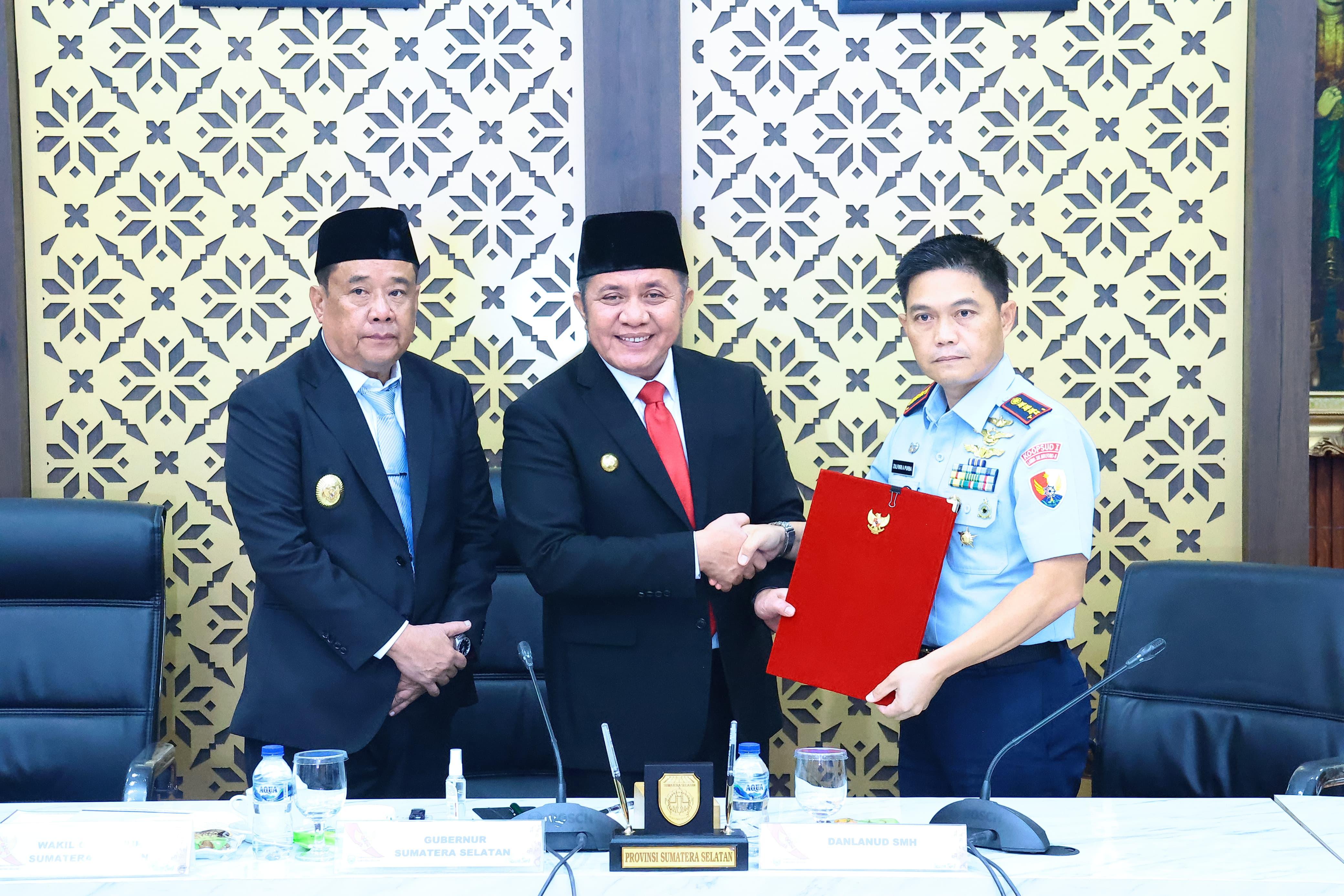 Pemprov Sumsel dan TNI AU Sepakati Penyelesaian Aset Lahan Asrama Haji