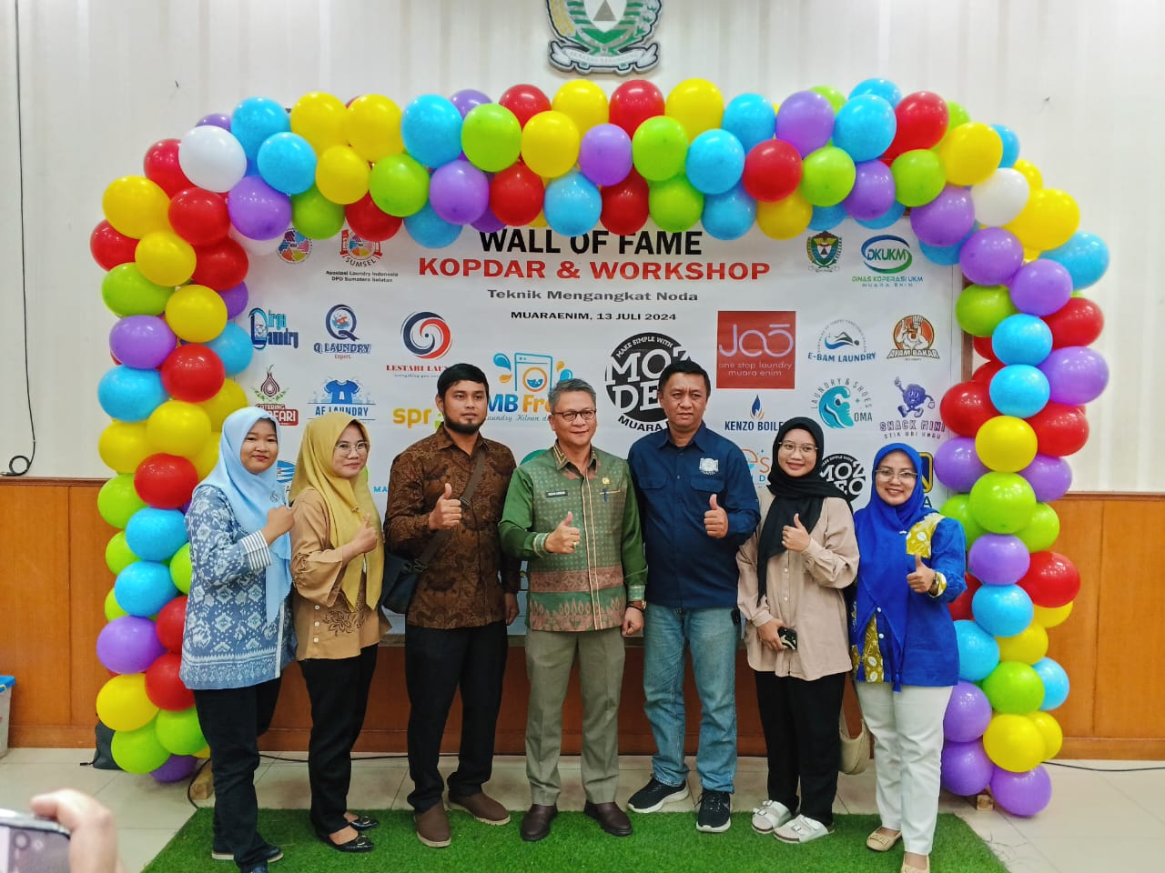 UKM Laundry di Muara Enim Mendapatkan Pelatihan dari ASLI