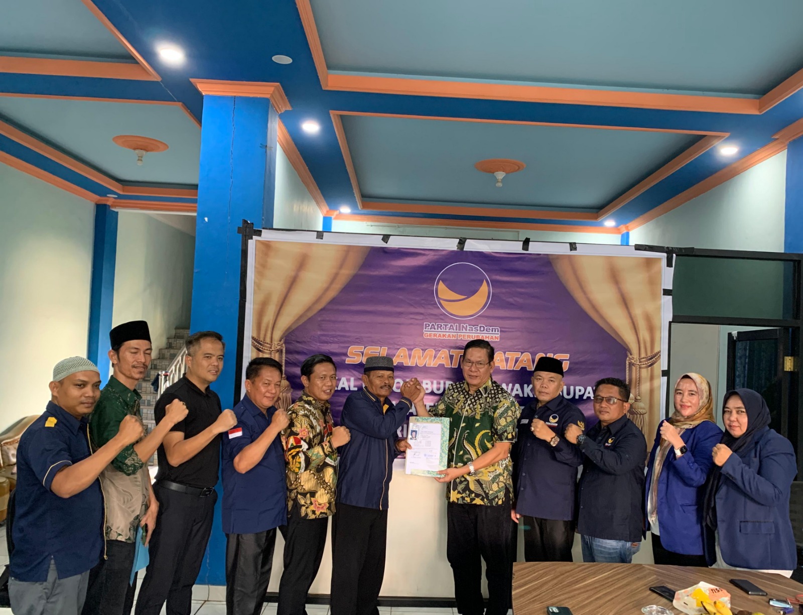 Jajaki Koalisi, H. Nurul Aman (HNA) Daftar Bakal Calon Bupati Muara Enim ke Partai NasDem