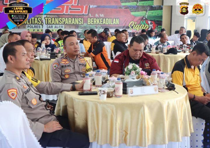 Sinergitas Polri-Media, Polres Pagaralam Gelar Coffee Morning