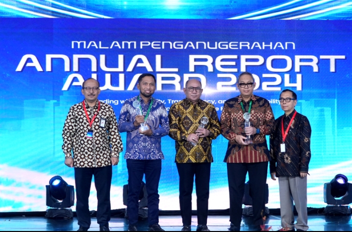 Bukit Asam Raih Juara I Kategori Perusahaan Go Publik Non Keuangan di Annual Report Awards 2024