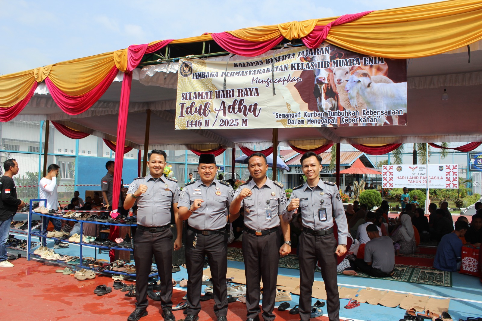 Idul Adha, Lapas Kelas IIB Muara Enim Terima Kunjungan Keluarga Warga Binaan