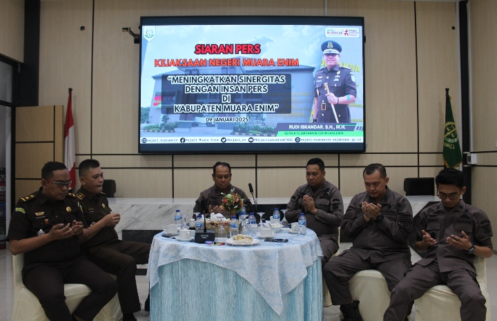 Jalin Sinergisitas, Kejari Muara Enim Gelar Coffee Morning Bersama Insan Pers