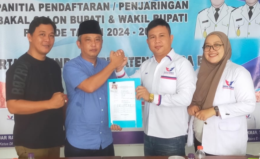 6 Kandidat Kembalikan Formulir Pendaftaran Bacabup-Bacawabup ke Partai Perindo Muara Enim