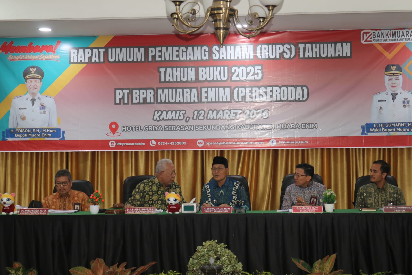Target Laba Rp5 Miliar, BPR Muara Enim Launching Mobil Kas Keliling