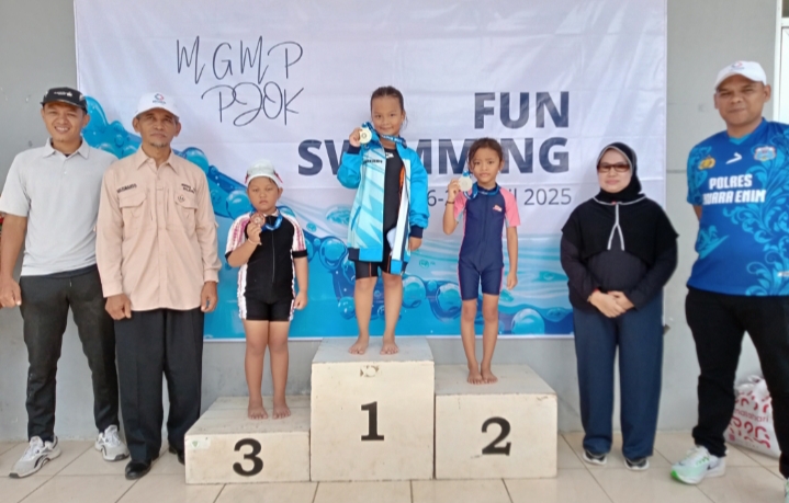 150 Atlet Tingkat Pelajar Adu Skil di Kejuaraan Renang Fun Swimming MGMP PJOK
