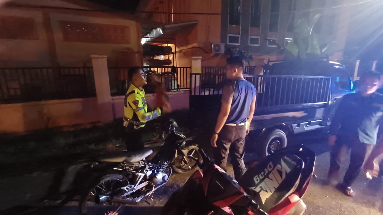 5 Sepeda Motor untuk Balap Liar Diamankan Satlantas Polres Muara Enim