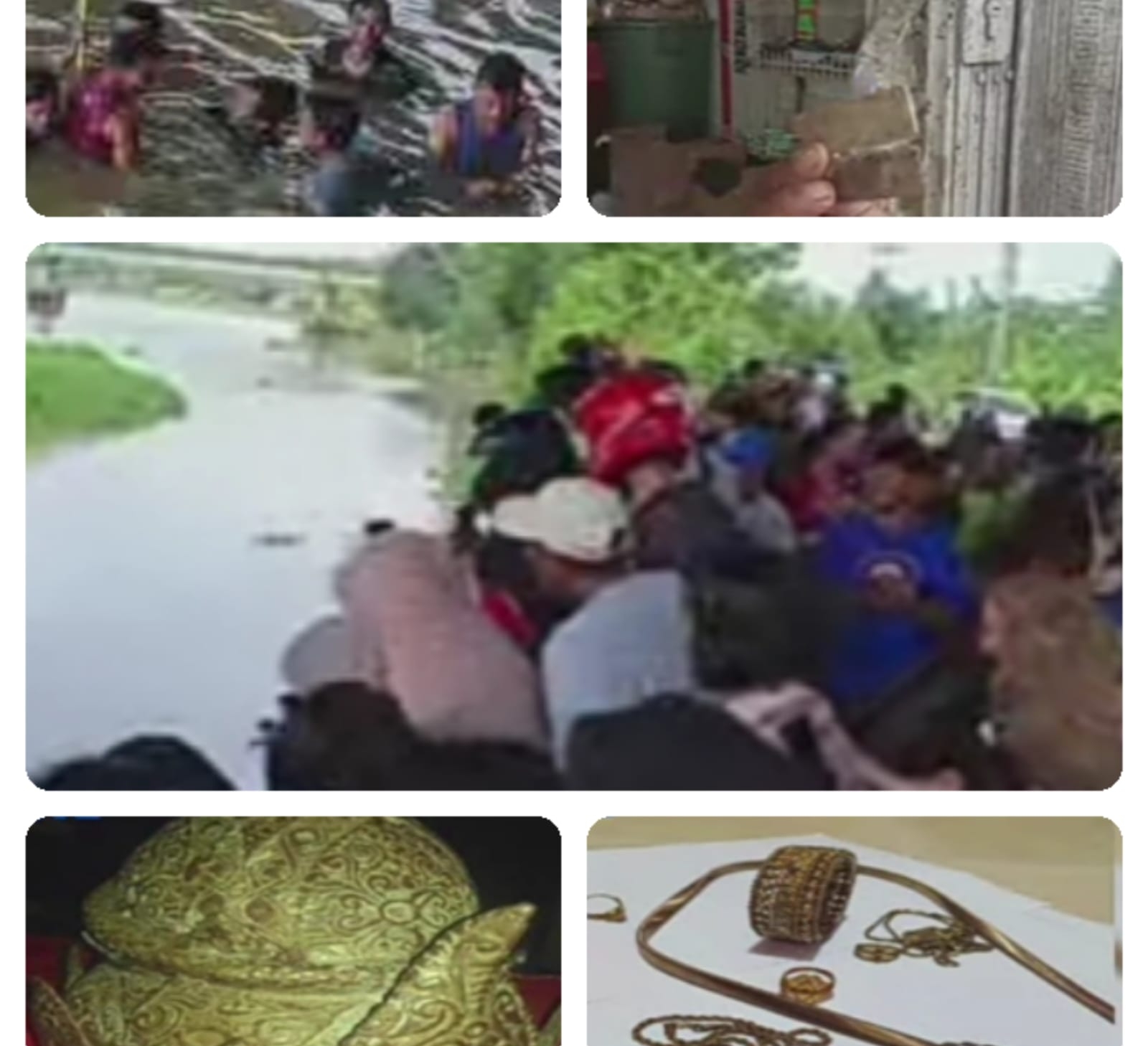 Ramai-ramai Berburu Harta Karun di Sungai, Warga Temukan Emas Batangan Bergambar Soekarno