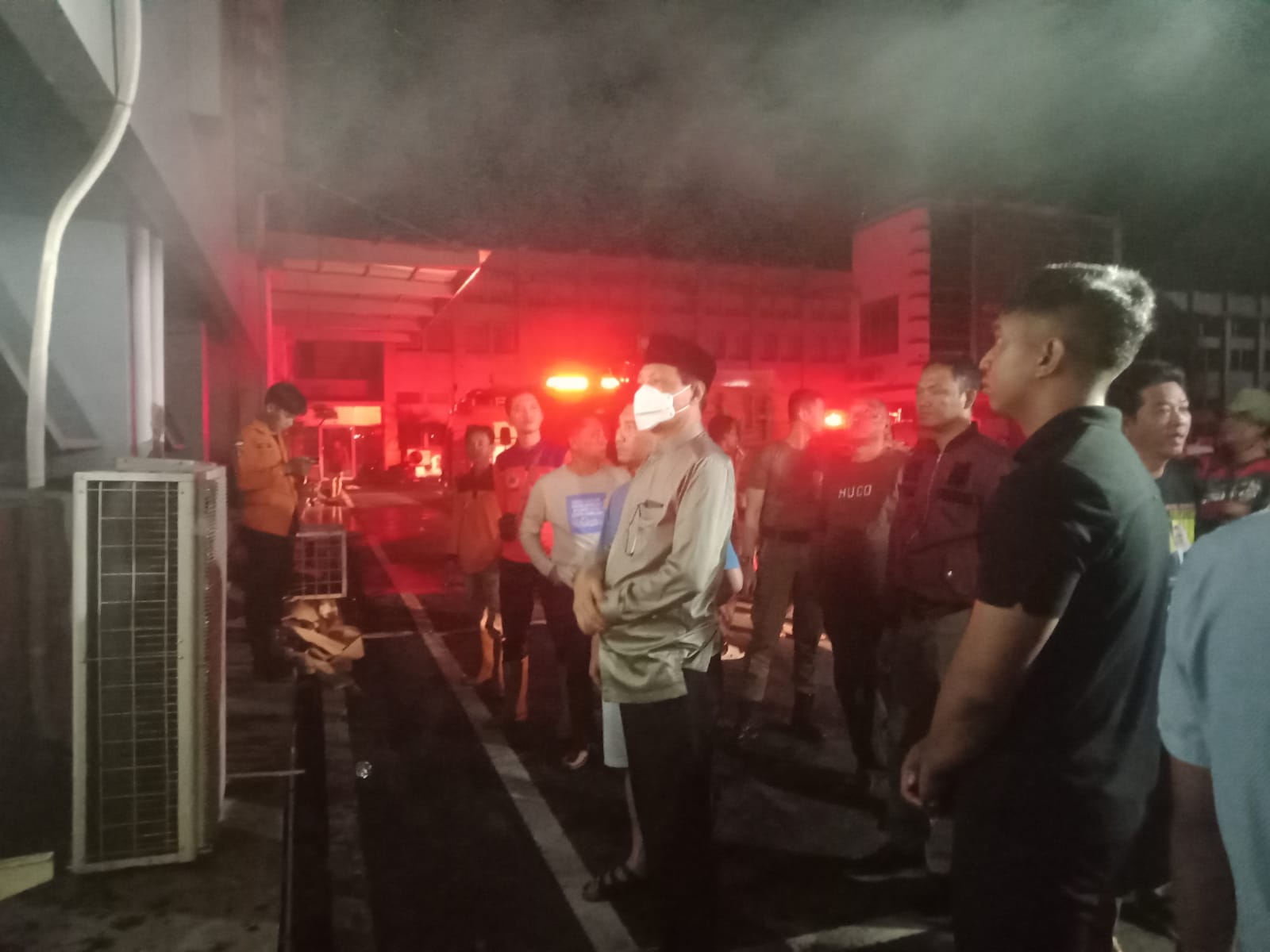 Diduga Korsleting Listrik, Ruang ULP Pemkab Muara Enim Terbakar