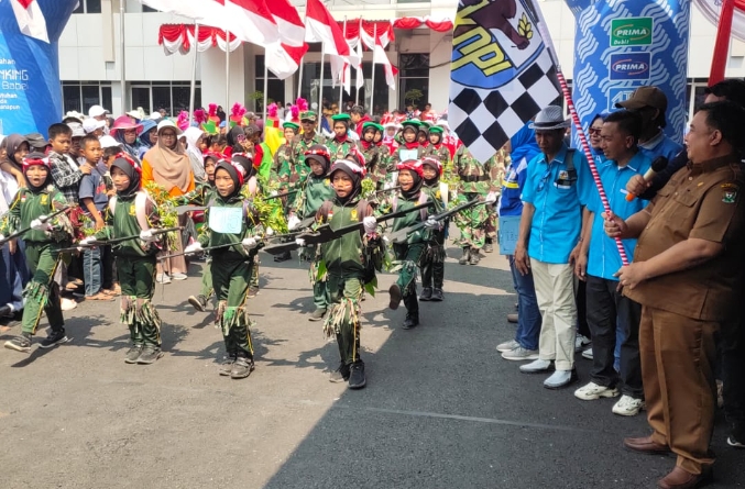 209 Tim Meriahkan Lomba Gerak Jalan Indah di Muara Enim Sumsel