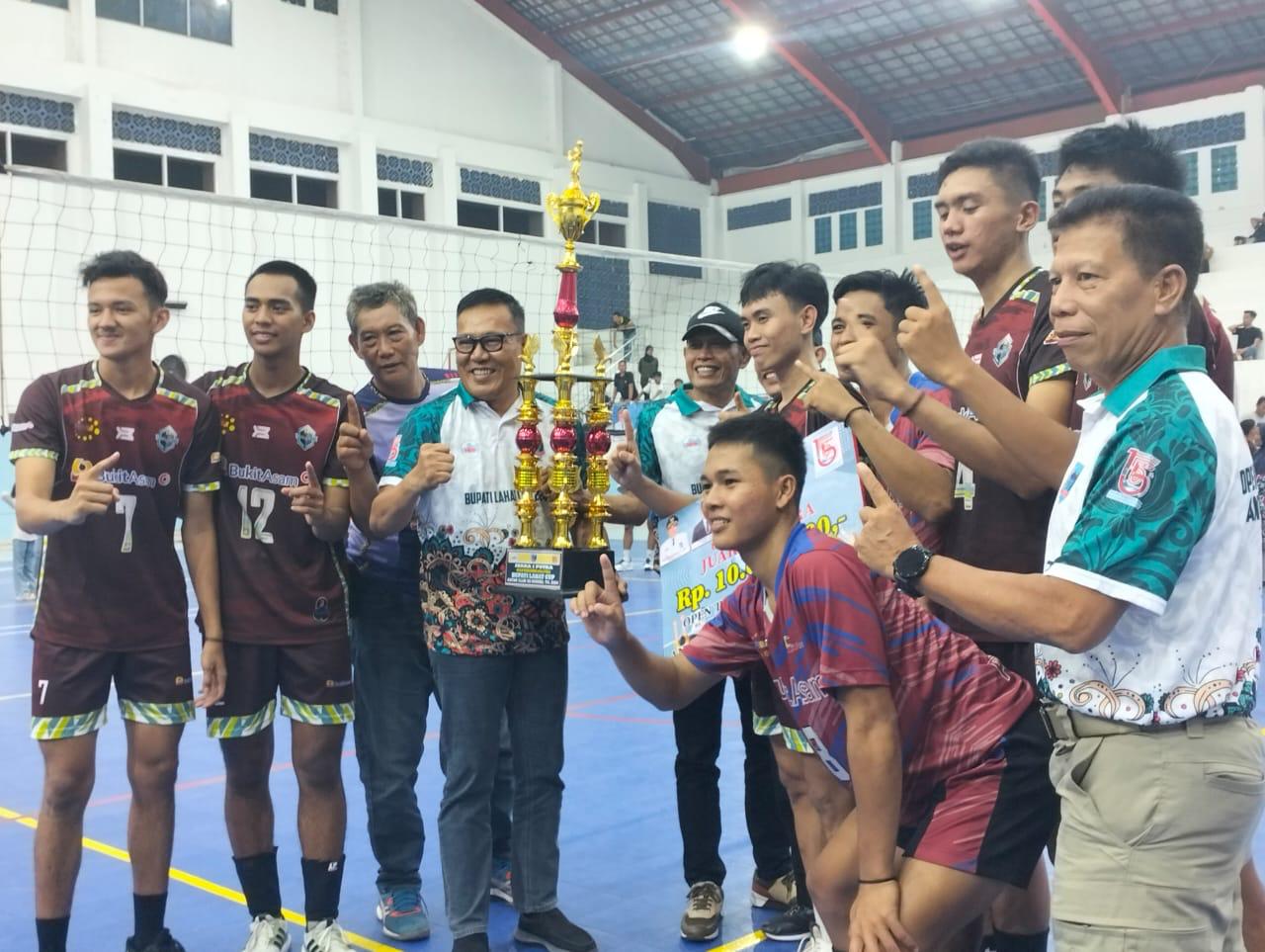 Tim Bukit Asam Juarai Turnamen Bola Voli Bupati Lahat Cup 2024