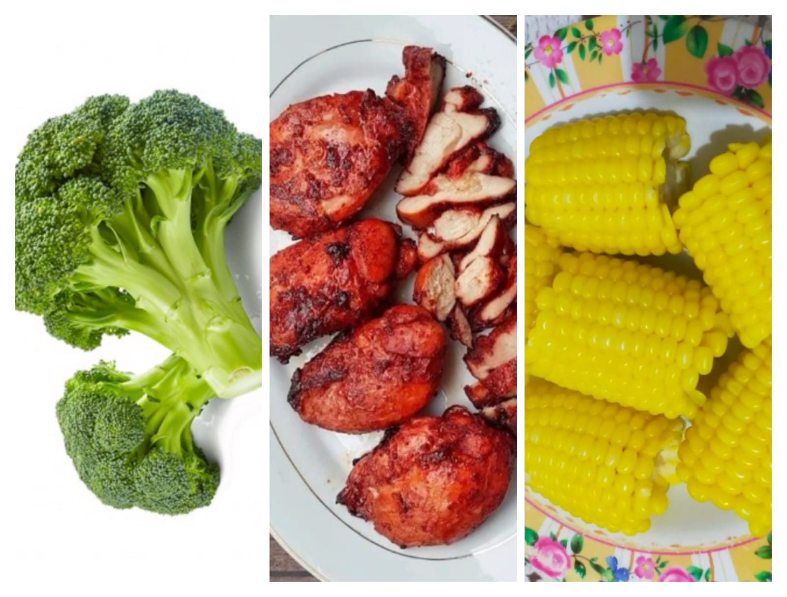 Perpaduan Ayam Panggang, Brokoli, dan Jagung Rebus jadi Pilihan Menu Sehat