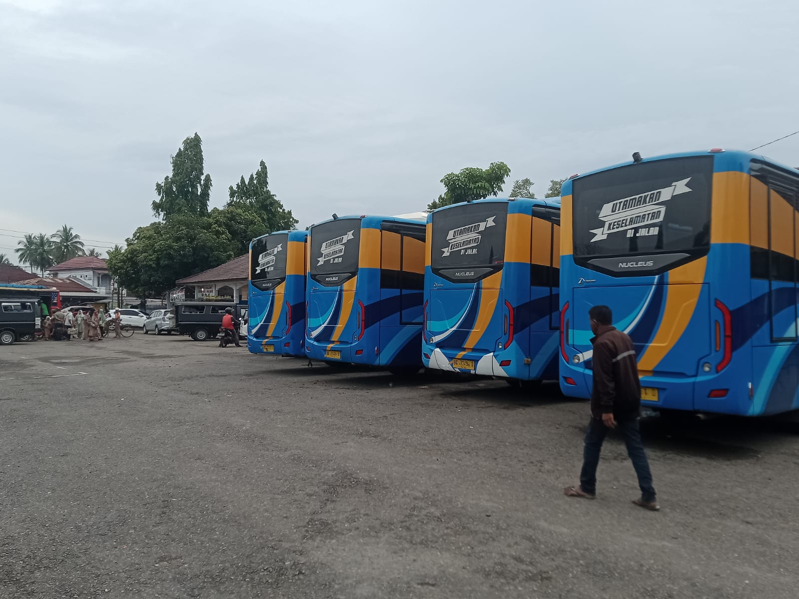 Dinas Perhubungan Muara Enim Siapkan 13 Bus Cadangan untuk Arus Mudik
