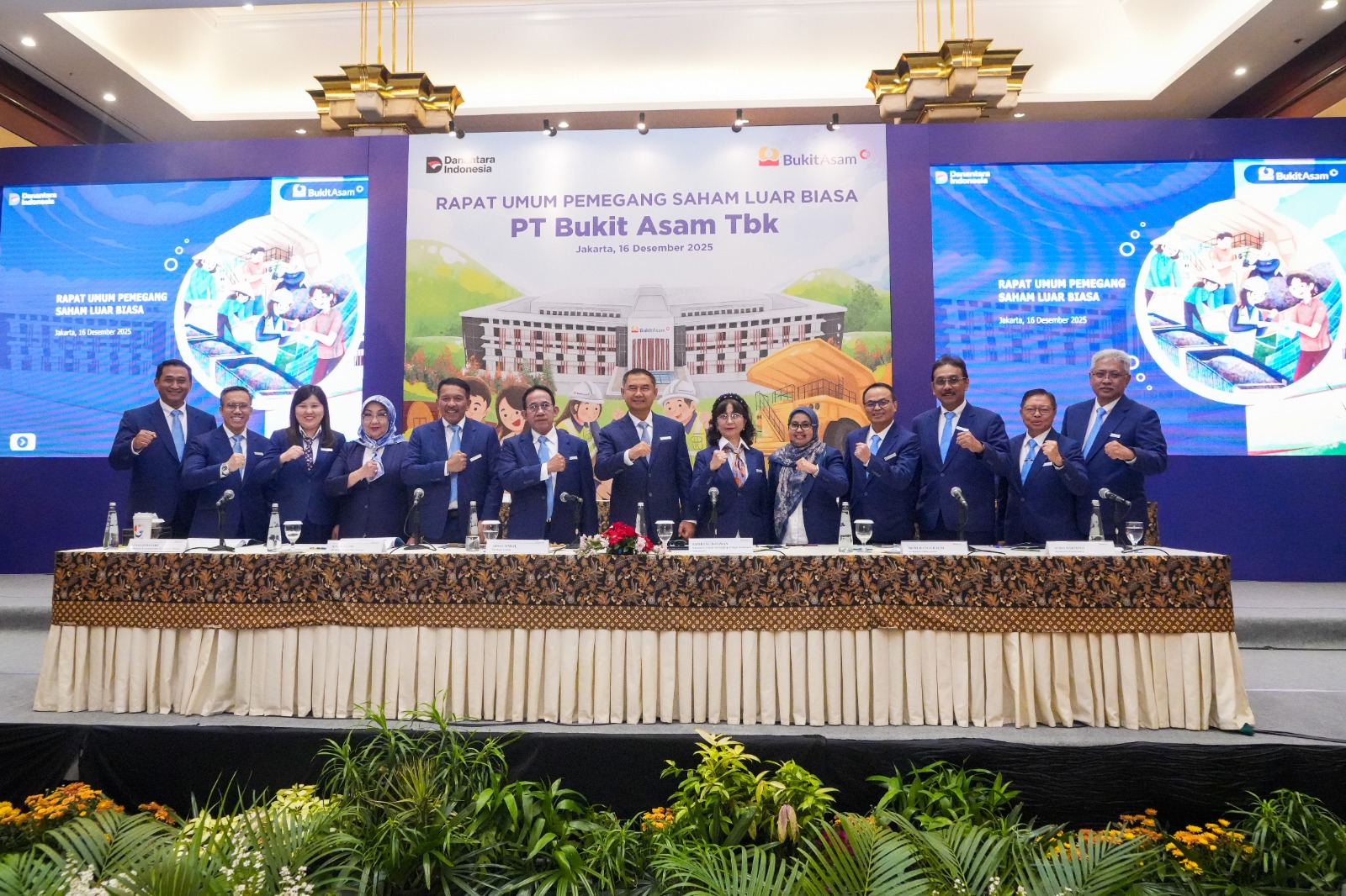 Gelar RUPSLB 2025, PTBA Perkuat Tata Kelola dan Strategi Bisnis Perusahaan