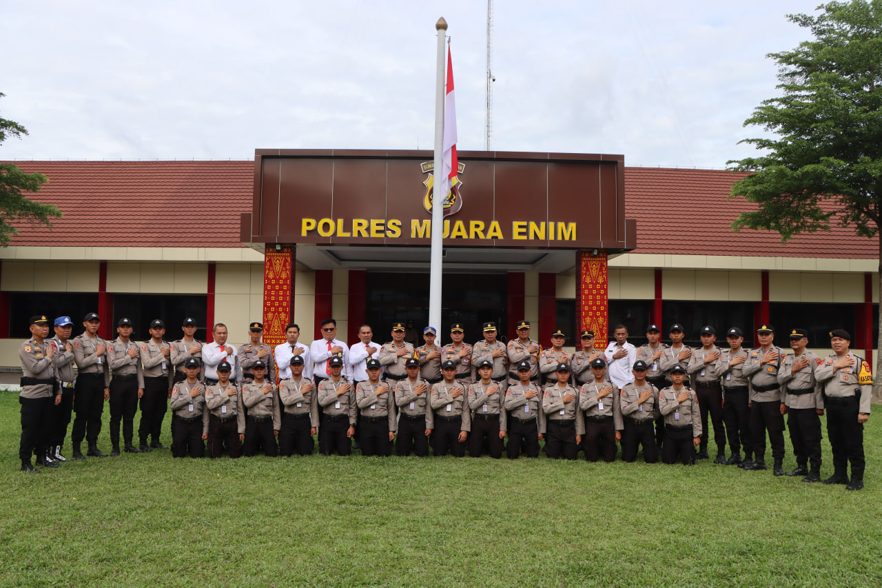 Polres Muara Enim Tutup Latihan Kerja Siswa Diktuk Bintara Polri Gelombang II