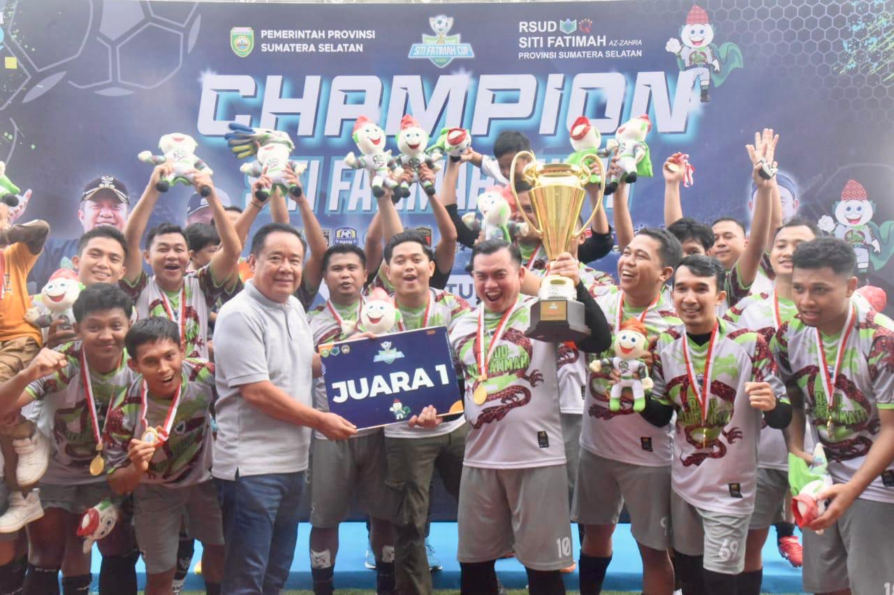 Plt Gubernur Sumsel Apresiasi Digelarnya Turnamen Sepakbola Siti Fatimah Cup III