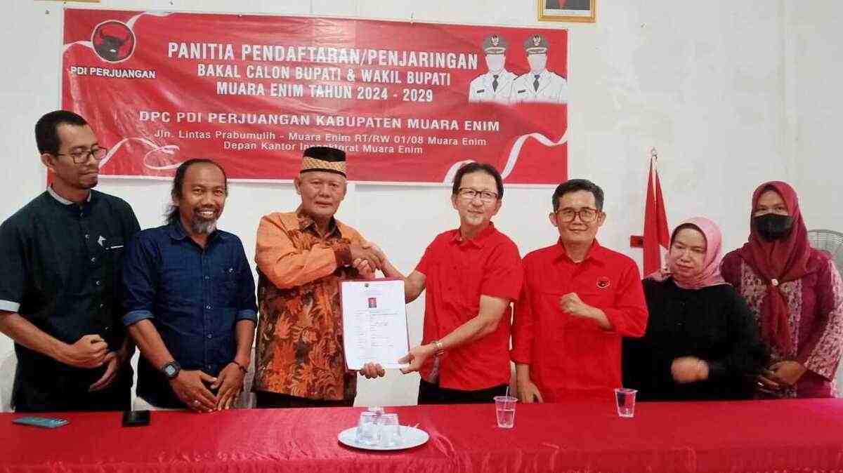 PDI-P Apresiasi Keseriusan H Riswandar Maju Pilkada Muara Enim 2024