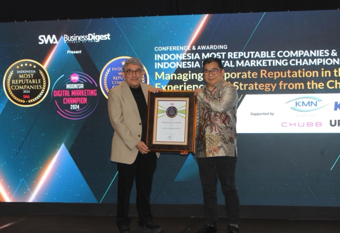 BRI Finance Sabet Penghargaan Indonesia Most Reputable Companies Champions 2024