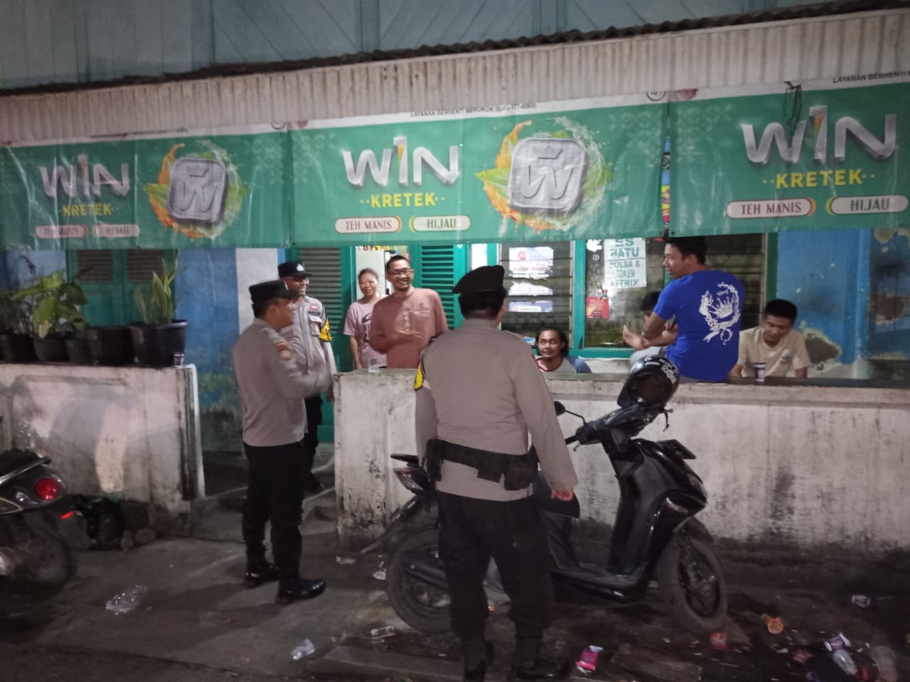 Polsek Lawang Kidul Ciptakan Situasi Aman dan Kondusif Pada Malam Libur