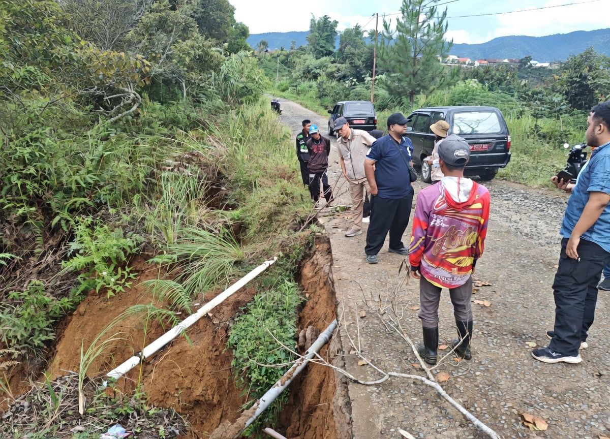BPBD Muara Enim Koordinasikan Penanganan Longsor di Semende