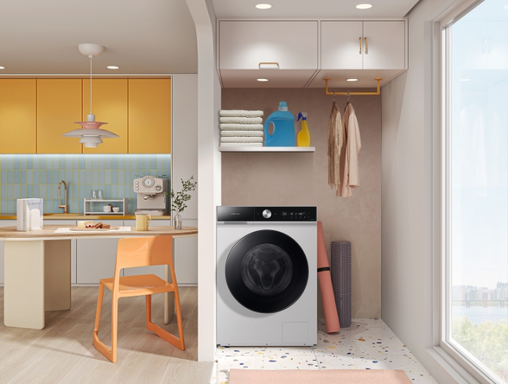 Samsung BESPOKE AI Washer & Dryer: Mencuci Pintar Saat Hujan