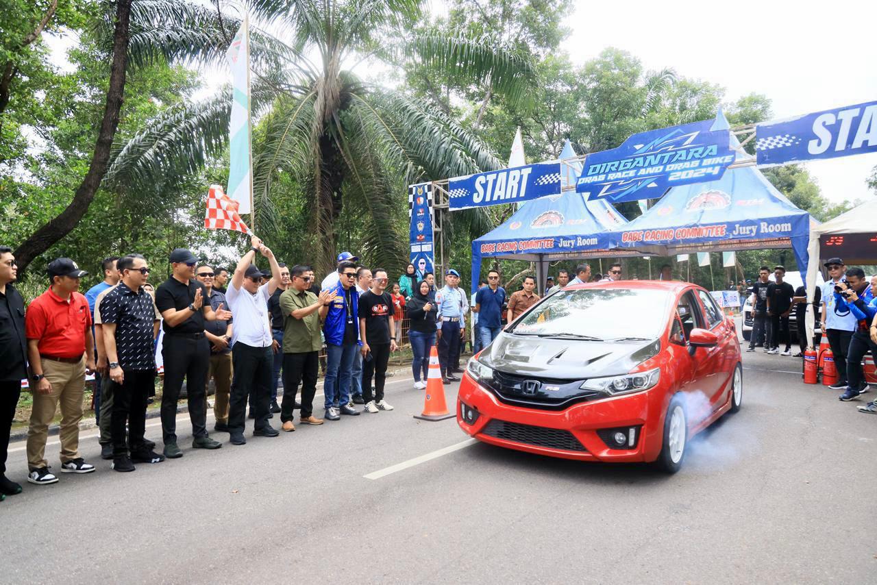 Pj Gubernur Sumsel Apresiasi Digelarnya Dirgantara Drag Race dan Drag Bike 2024