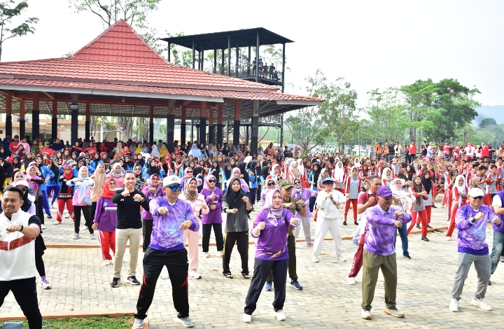 Bupati Musi Rawas Ikuti Senam Gerakan Sumsel Bugar