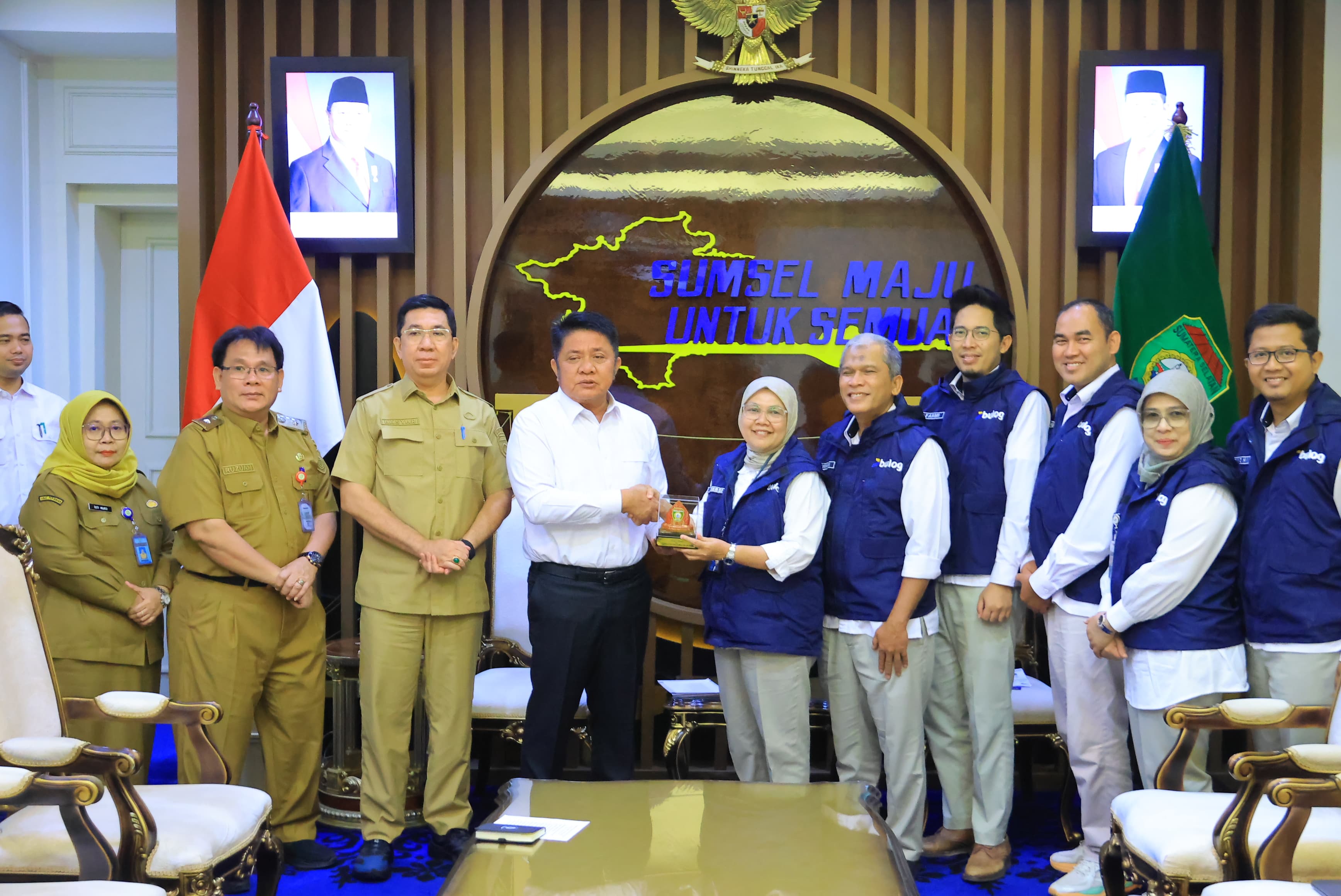 Gubernur Herman Deru Tegaskan Ketahanan Pangan dan Kesejahteraan Petani kadi Prioritas Sinergi Bulog dan Pemda