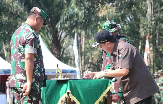 TMMD ke-120 Sukses Digelar, TNI Puji Dukungan dan Sinergitas Pemkab Muara Enim