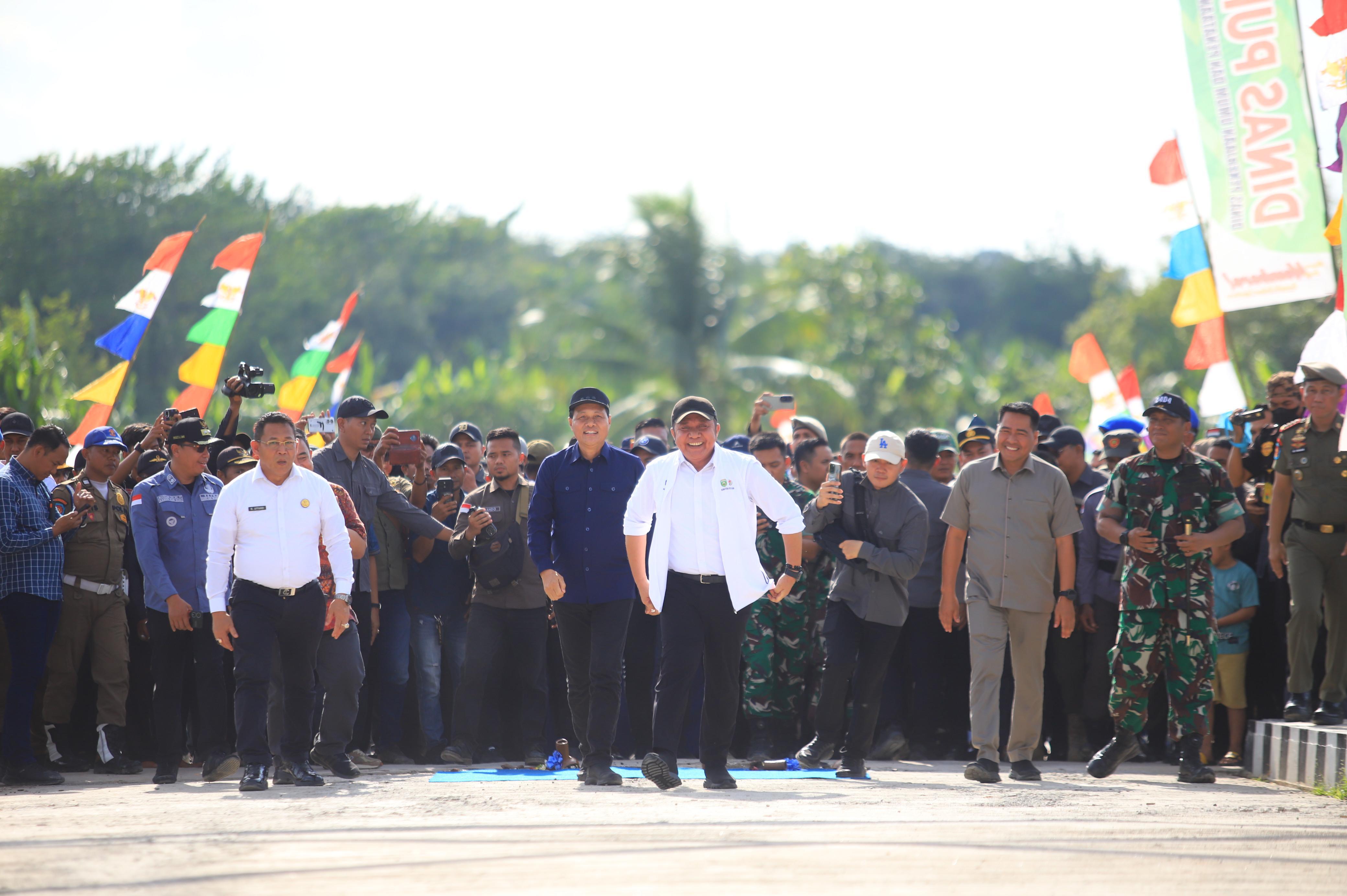 Gubernur Herman Deru Resmikan Jembatan Air Lematang Muara Enim, Ini Harapan Orang Nomor Satu di Bumi Sriwijaya