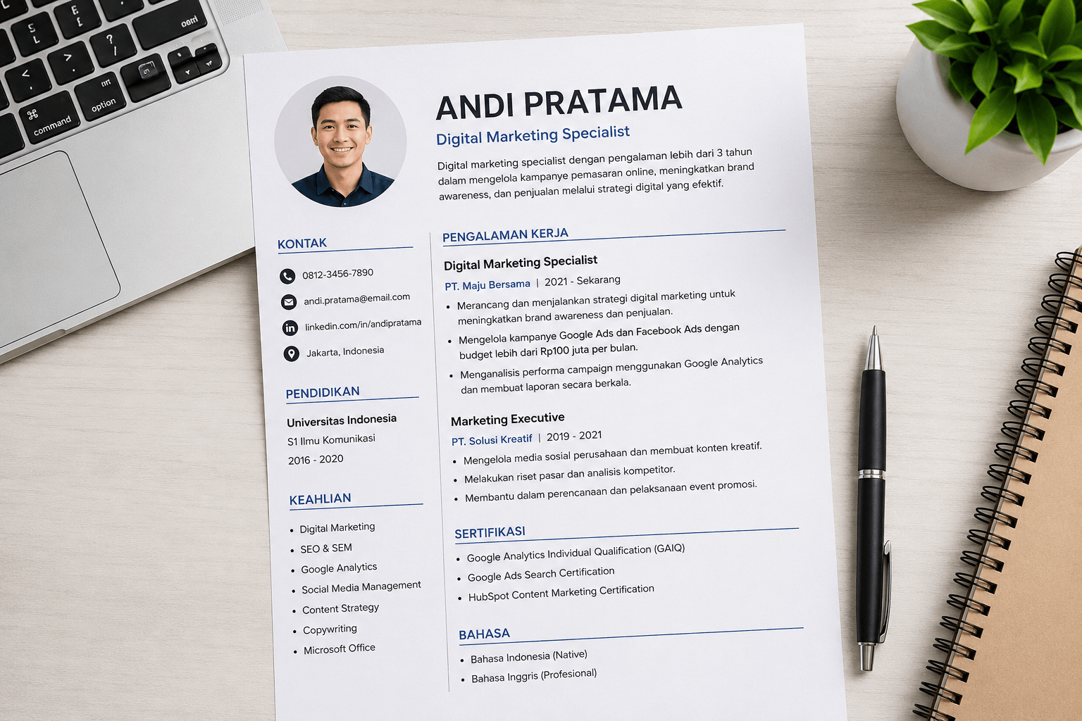 Cara Membuat CV ATS Friendly Agar Lolos HRD dan Mudah Dipanggil Interview