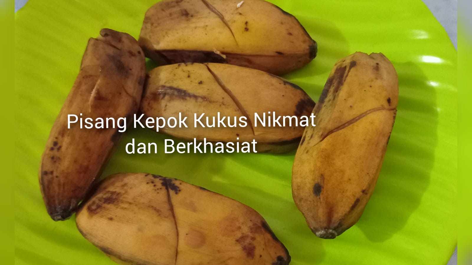 Bilang Mama! Pisang Kepok Kukus Bukan Hanya Nikmat tapi Berkhasiat bagi Kesehatan