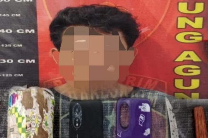 Bobol Rumah Tetangga, Pria Ini Diringkus Team Lebah Polsek Tanjung Agung