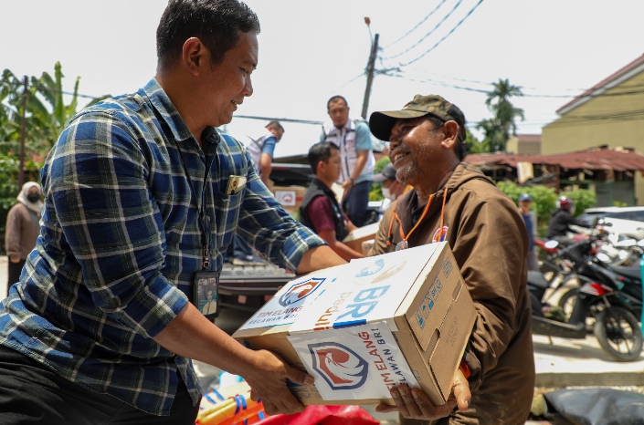 Tanggap Bencana Banjir Jabodetabek, BRI Peduli Gerak Cepat salurkan Bantuan Bagi Warga Terdampak