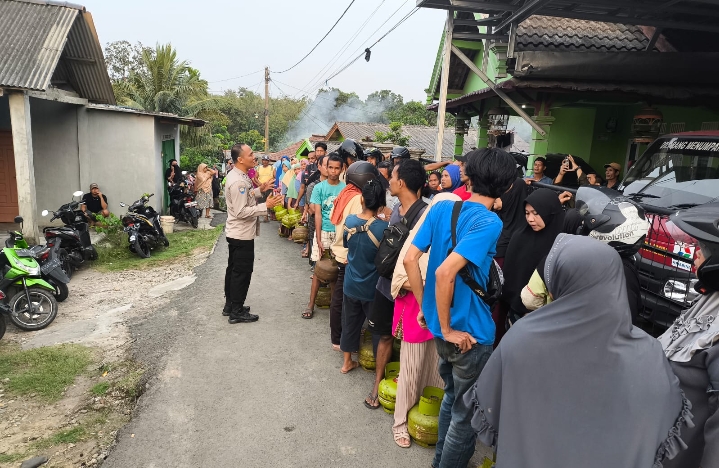 Polres Muara Enim Kawal Distribusi LPG 3 Kg