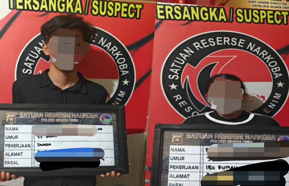 Satresnarkoba Polres Muara Enim Gagalkan Peredaran Ekstasi, 2 Pelaku Diamankan