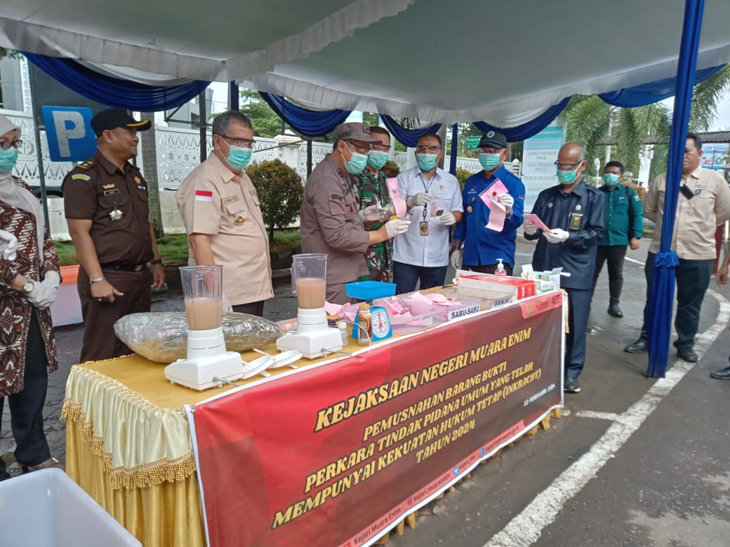 Tindak Pidana Umum di Muara Enim Didominasi Perkara Narkoba, Segini Jumlah Kasusnya