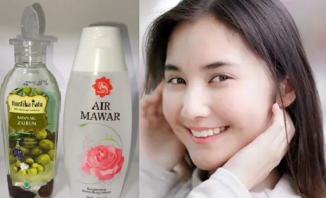 Praktis! Ampuh Bikin Wajah Glowing Tanpa Flek Hitam dan Kerutan, Hanya dengan Minyak Zaitun dan Air Mawar