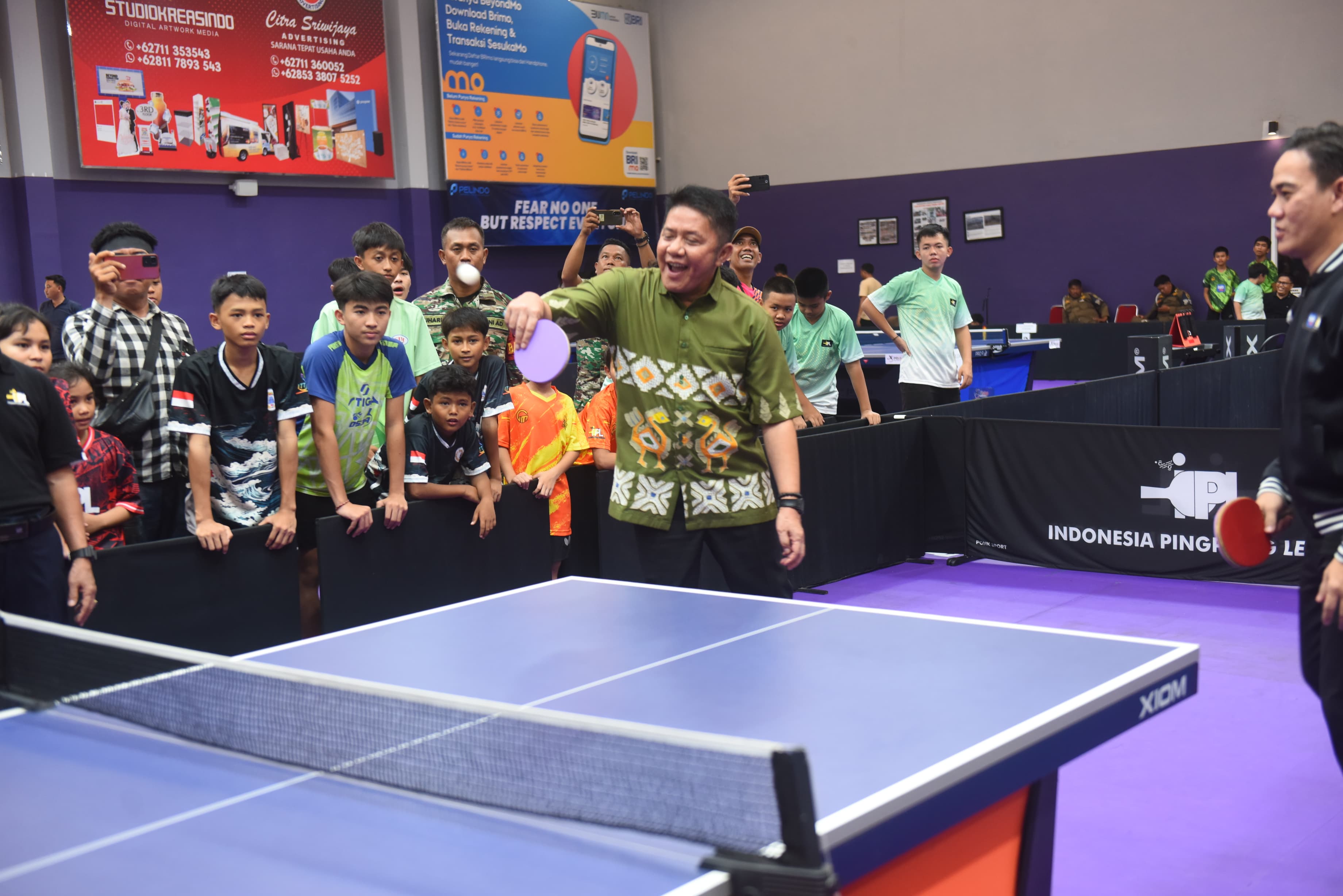 Gubernur Sumsel Buka Kejuaraan Tenis Meja 'Indonesia Pingpong League Youth Zona 1 Sumatera 2025'